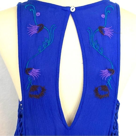 FREE PEOPLE INTIMATELY ADELAIDE FESTIVAL EMBROIDERED SLIP DRESS - Picture 6 of 14